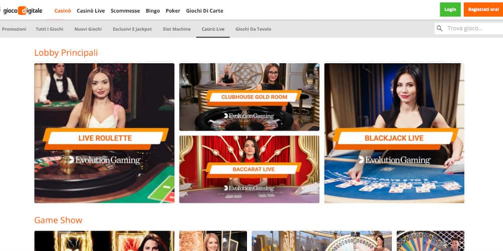 Gioco Digitale Casino