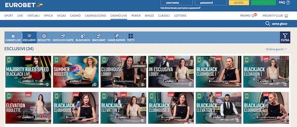 Eurobet Live Casinò