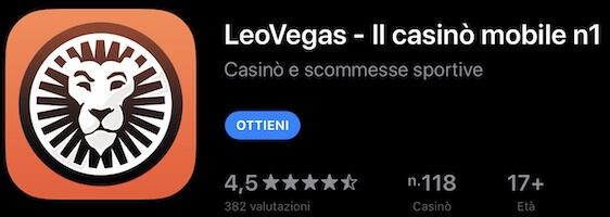 LeoVegas Mobile Casinò
