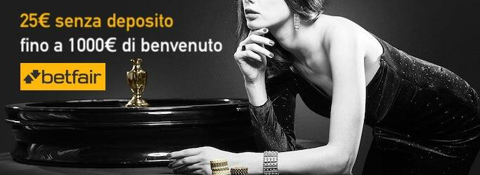 Bonus registrazione Betfair Italia