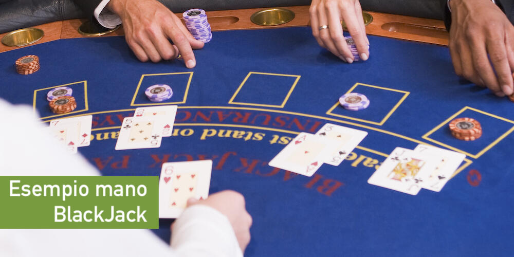 esempio uso tabella blackjack