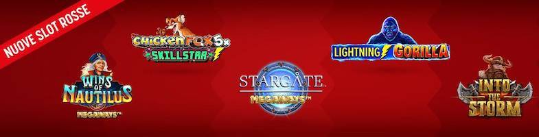 Nuove slot rosse