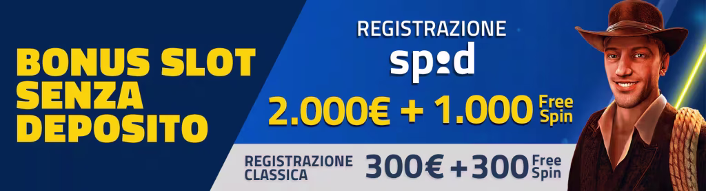 Bonus benvenuto AdmiralBet Casinò