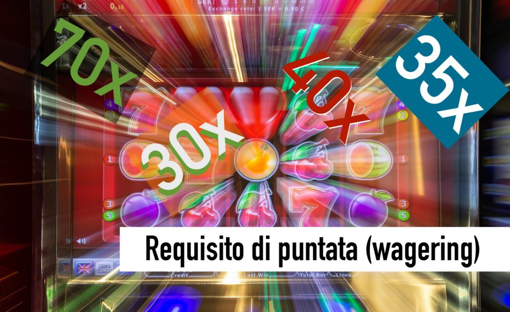 Requisito di puntata (bonus wagering)